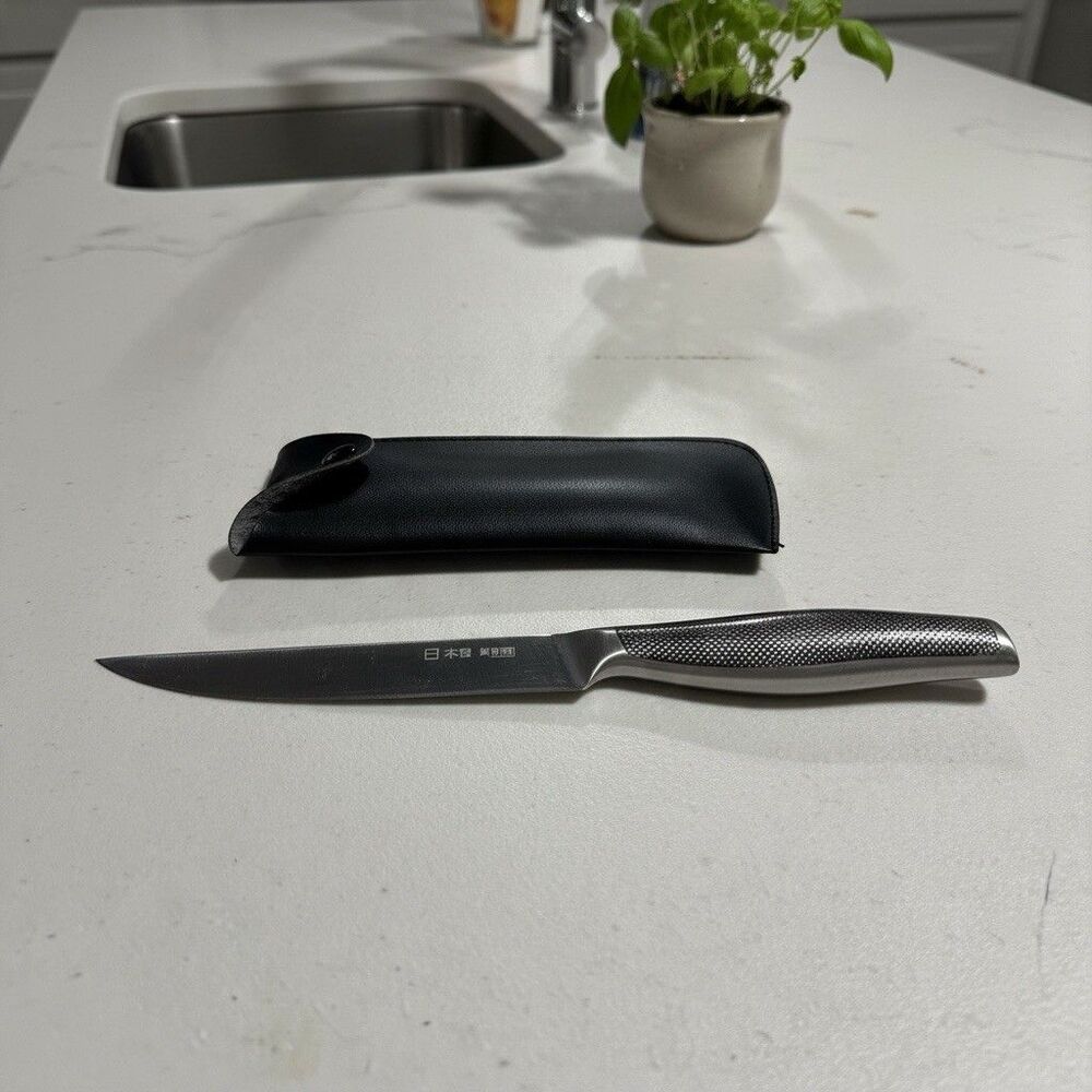 Japanese Stainless Steel Kitchen Utensil Steak Pairing Utility Knife w/ Chiller